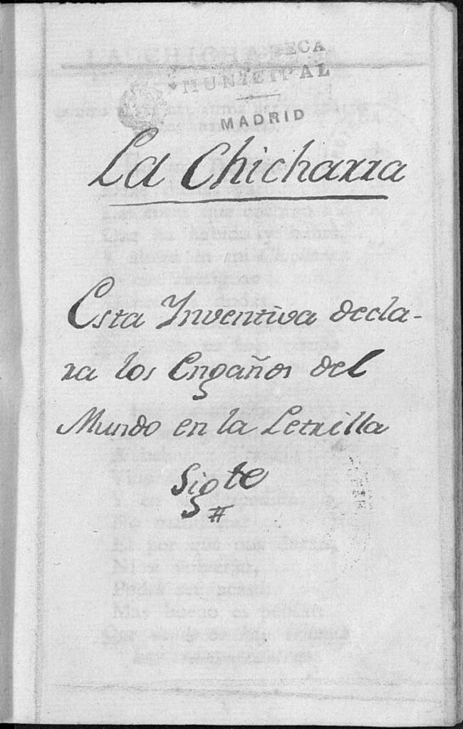 Miniatura de La Chicharra: Quinto papel del autor del Papagallo y los anteriores
