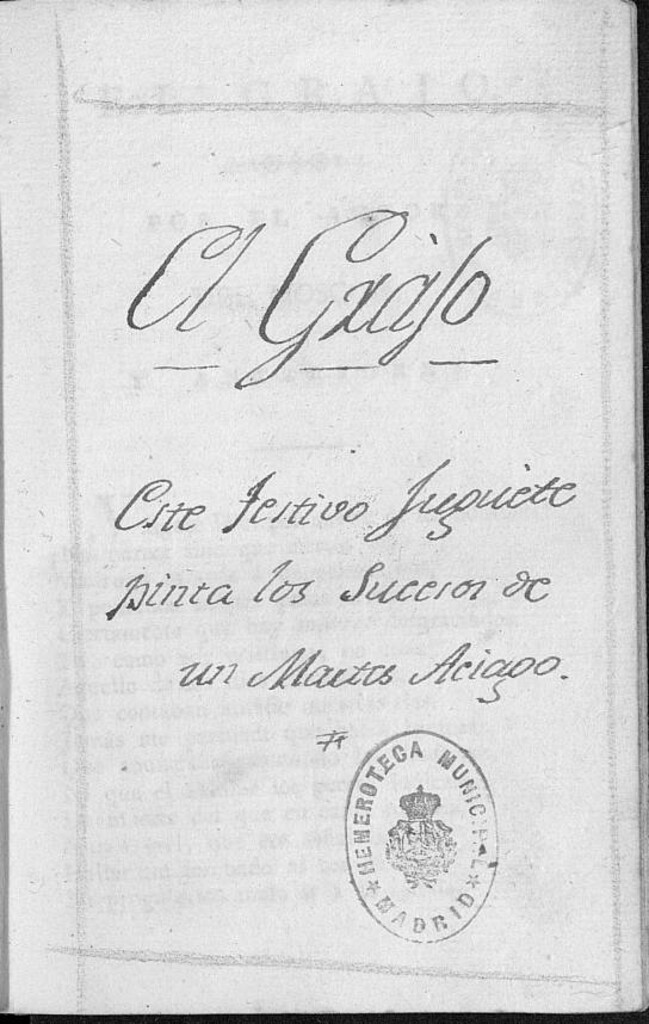 Miniatura de El Grajo