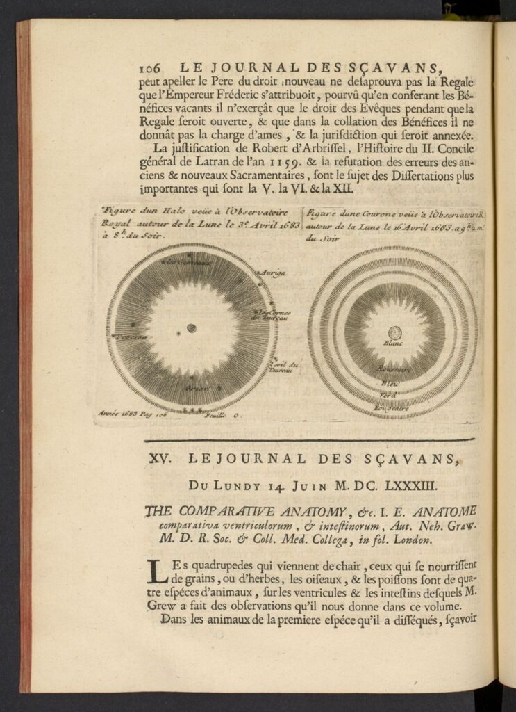 Miniatura de Le Journal des Sçavans pour l´année del 14 de junio de 1683, nº 15
