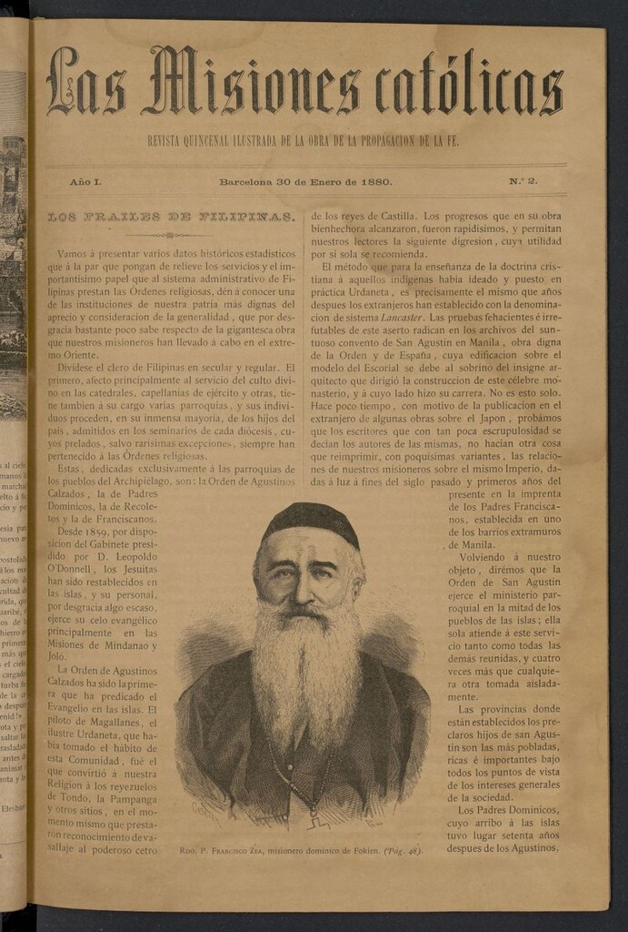 Miniatura de Las Misiones Católicas del 30 de enero de 1880, nº 2