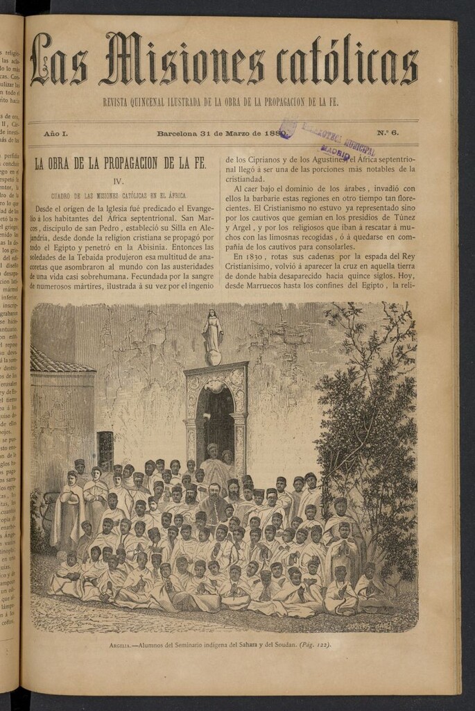 Miniatura de Las Misiones Católicas del 31 de marzo de 1880, nº 6