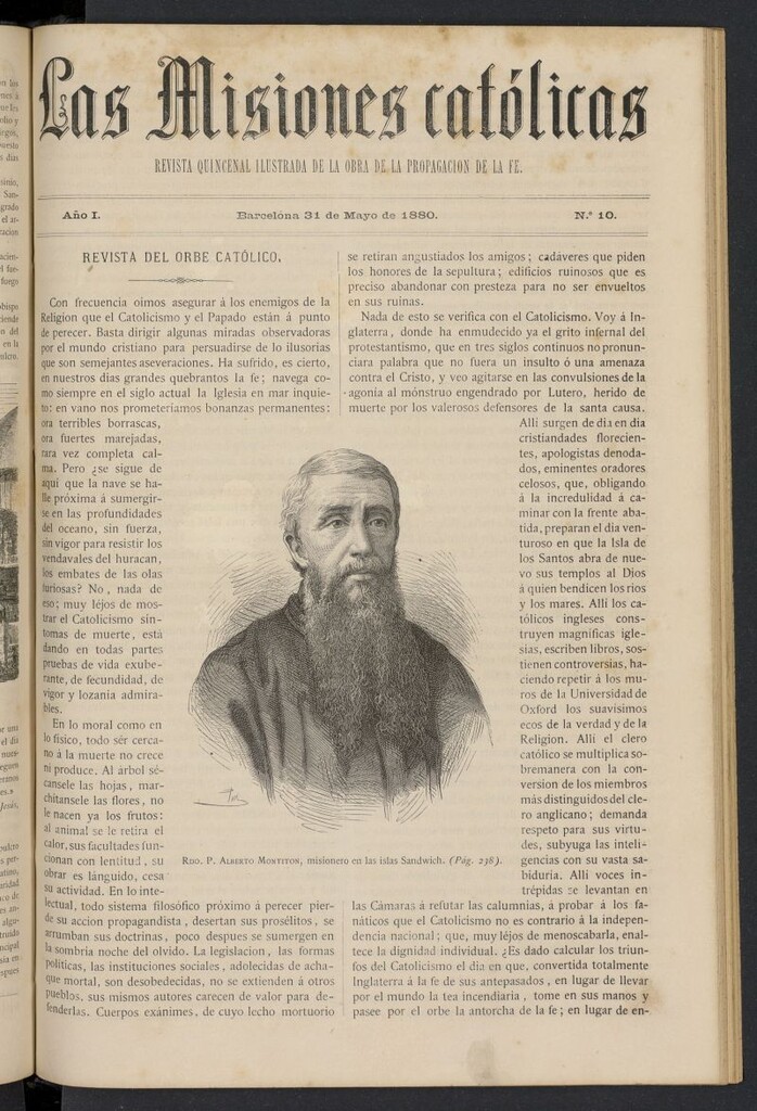 Miniatura de Las Misiones Católicas el 31 de mayo de 1880, nº 10