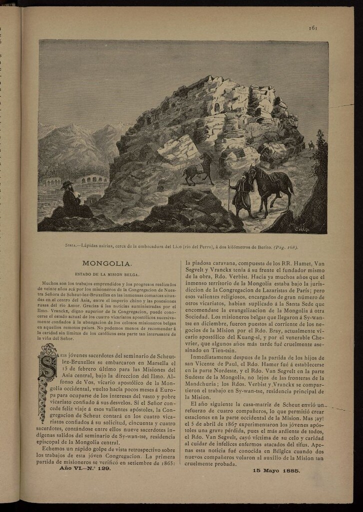Miniatura de Las Misiones Católicas del 15 de mayo de 1885