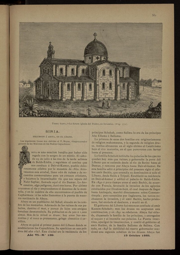 Miniatura de Las Misiones Católicas del 15 de octubre de 1885