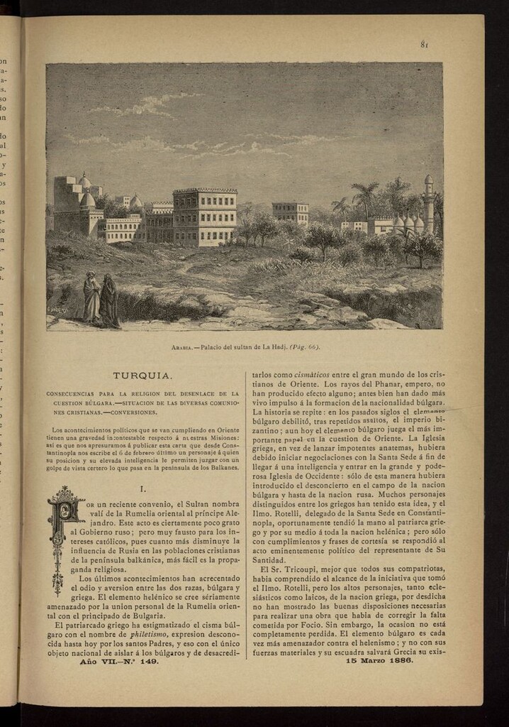 Miniatura de Las Misiones Católicas del 15 de marzo de 1886