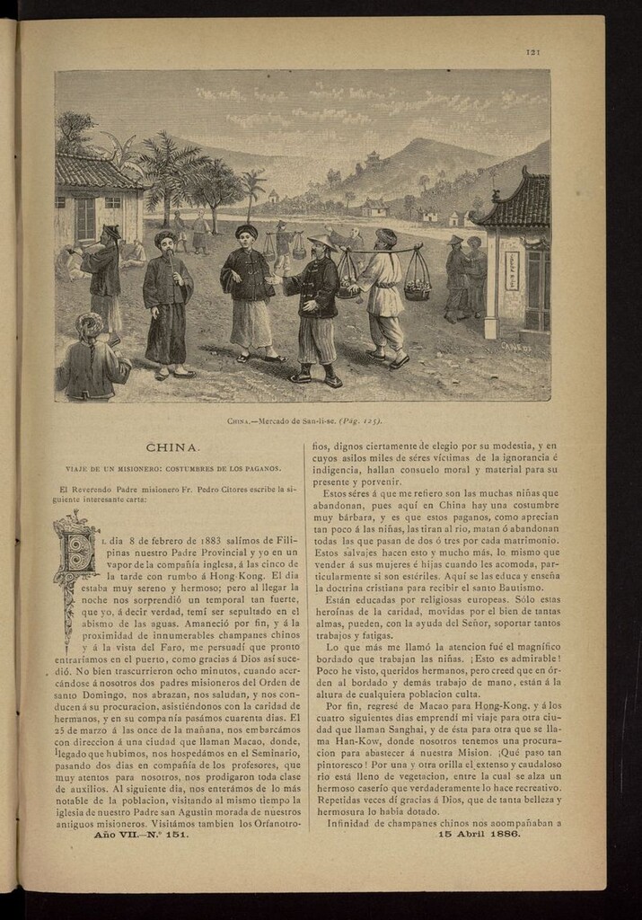 Miniatura de Las Misiones Católicas del 15 de abril de 1886