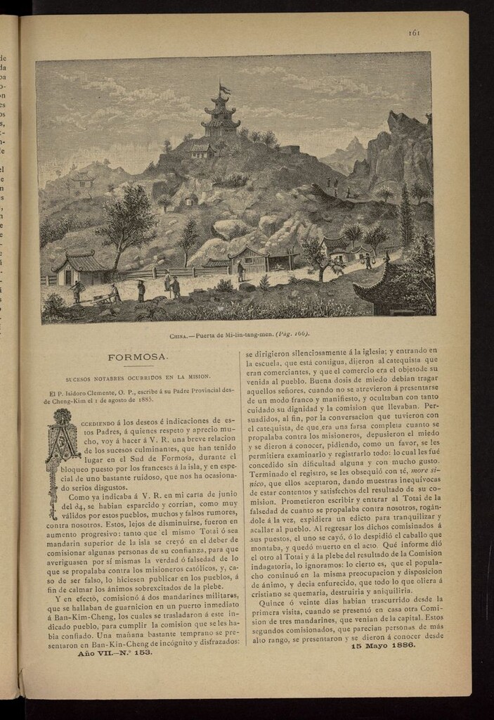 Miniatura de Las Misiones Católicas del 15 de mayo de 1886