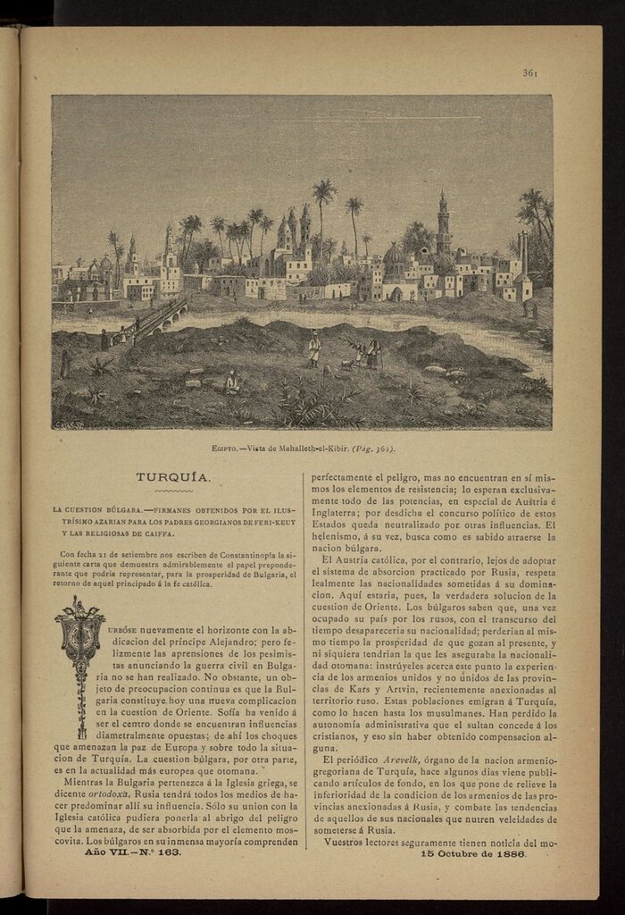 Miniatura de Las Misiones Católicas del 15 de octubre de 1886