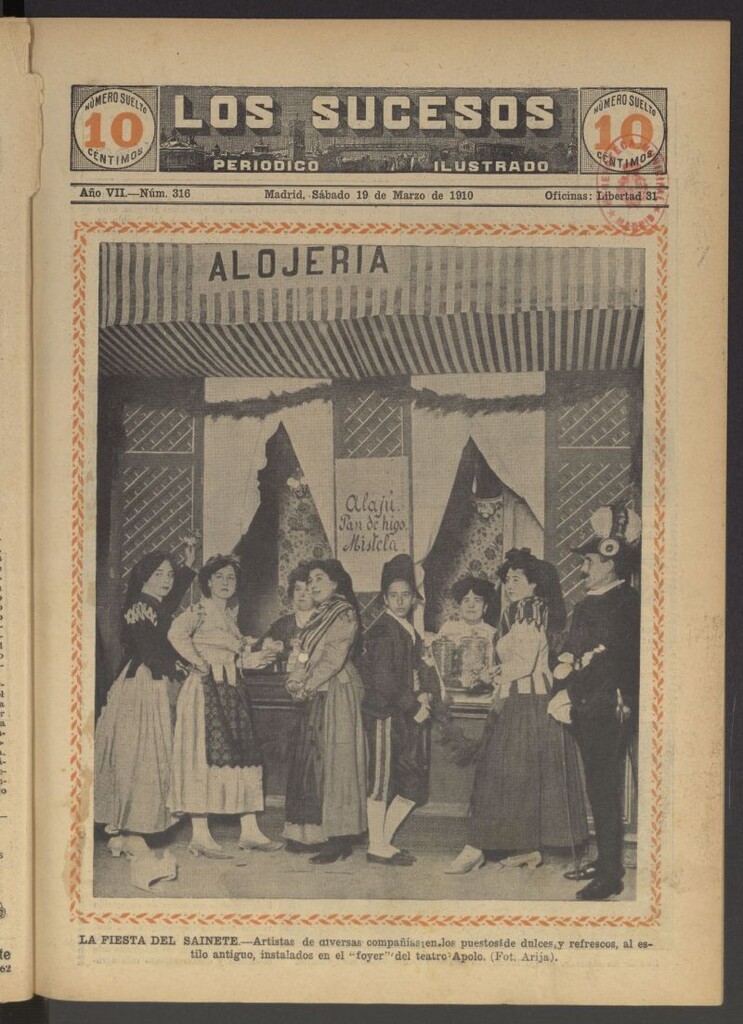 Miniatura de Los Sucesos : periódico ilustrado del 19 de marzo de 1910