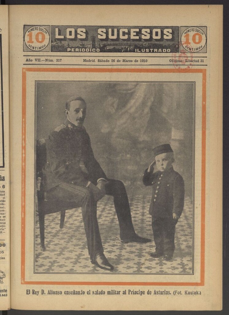 Miniatura de Los Sucesos : periódico ilustrado del 26 de marzo de 1910