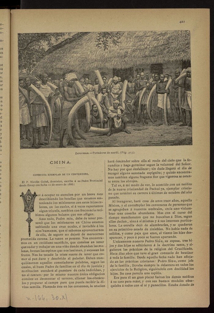 Miniatura de Las Misiones Católicas del 30 de noviembre de 1886
