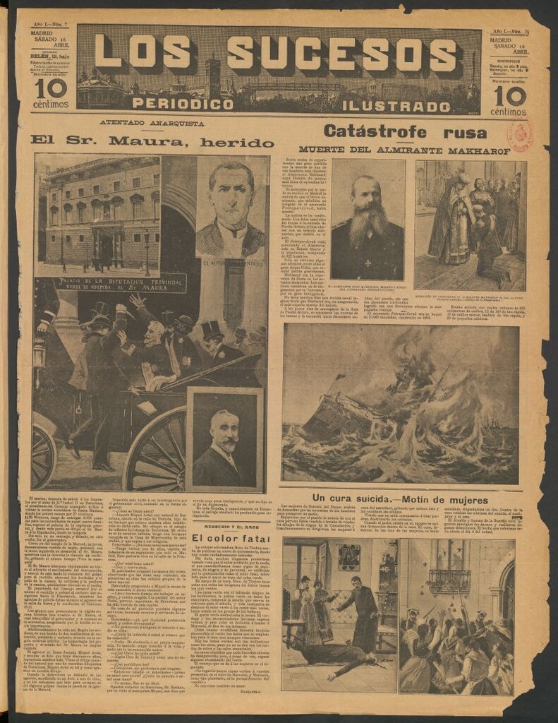 Miniatura de Los Sucesos : periódico ilustrado del 16 de abril de 1904