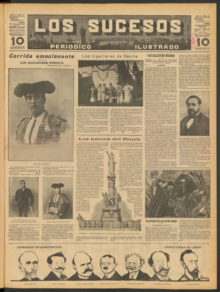 Miniatura de Los Sucesos : periódico ilustrado del 23 de abril de 1904