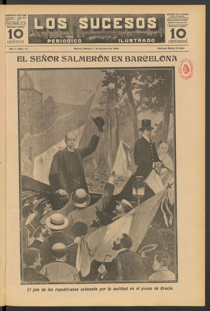 Miniatura de Los Sucesos : periódico ilustrado del 1 de octubre de 1904