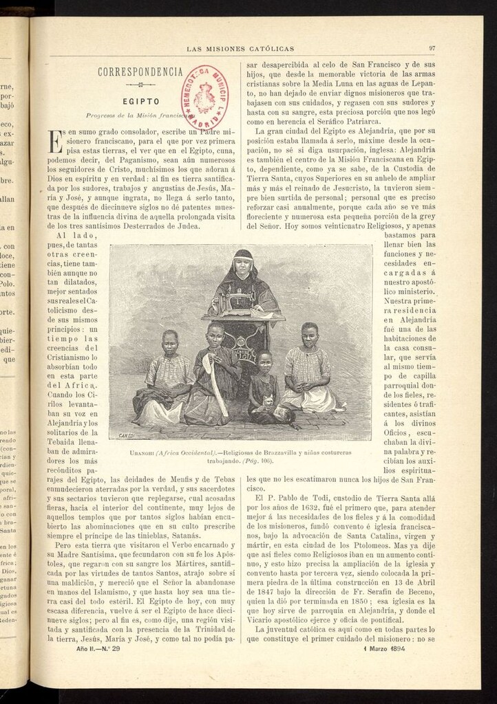 Miniatura de Las Misiones Católicas del 1 de marzo de 1894