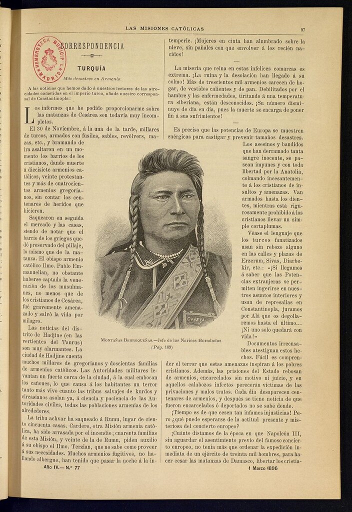 Miniatura de Las Misiones Católicas del 1 de marzo de 1896