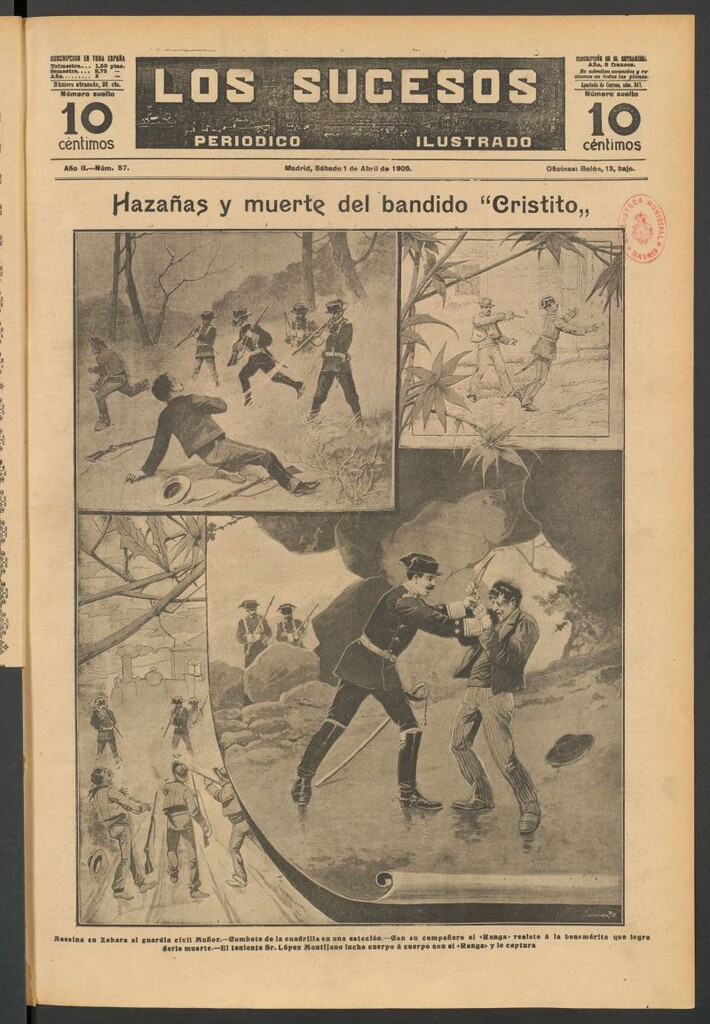 Miniatura de Los Sucesos : periódico ilustrado del 1 de abril de 1905