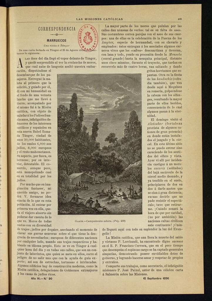 Miniatura de Las Misiones Católicas del 15 de septiembre de 1896