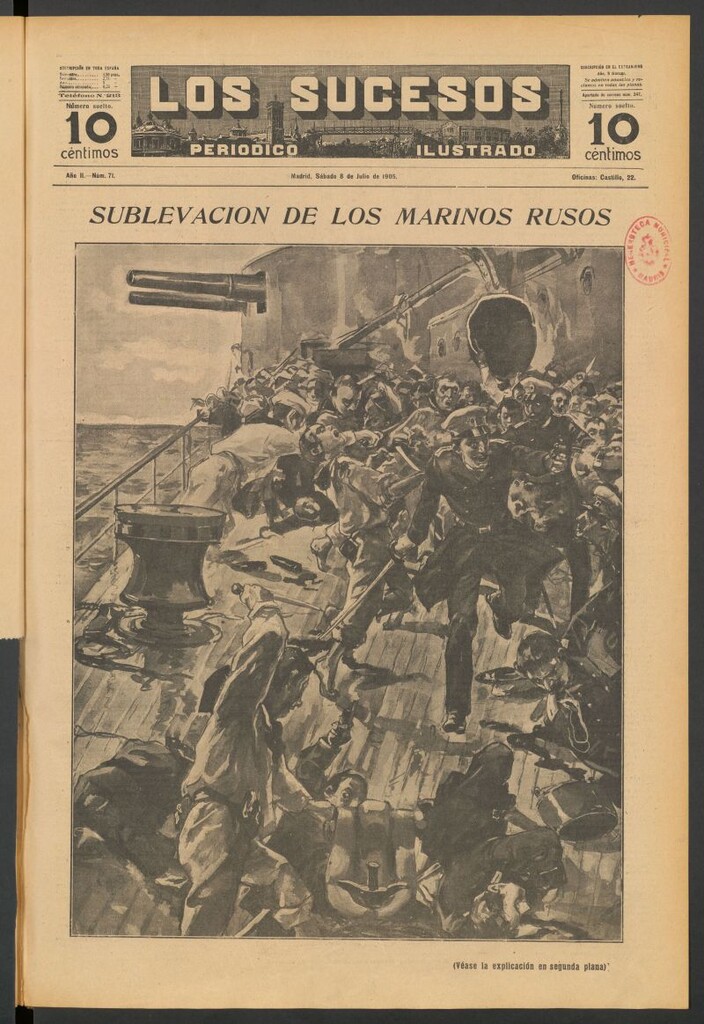 Miniatura de Los Sucesos : periódico ilustrado del 8 de julio de 1905