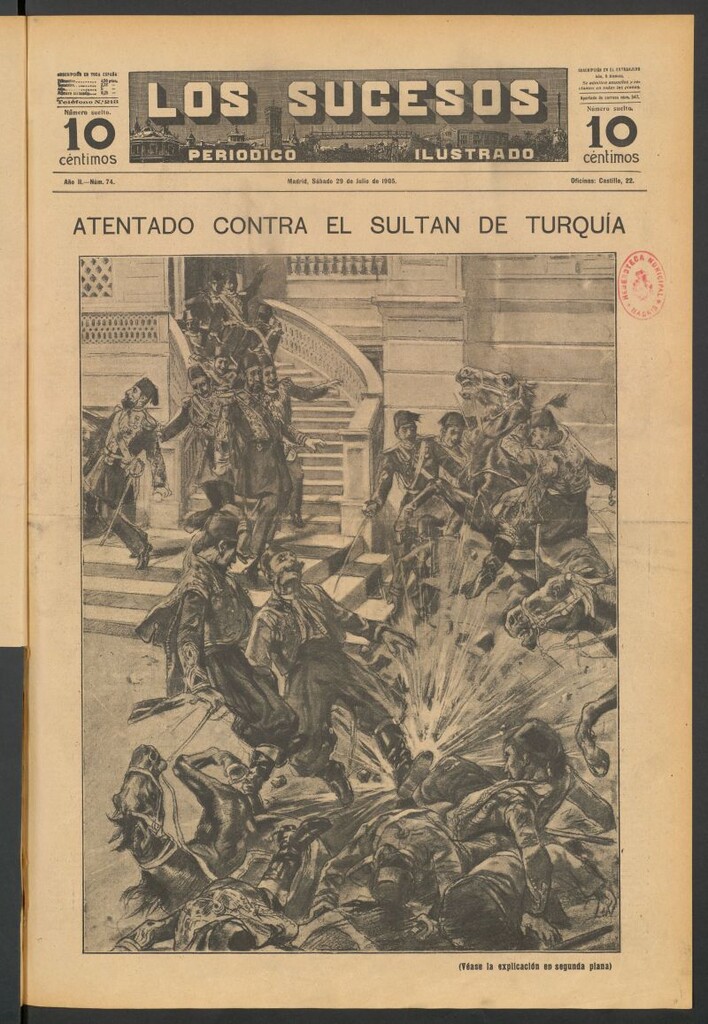 Miniatura de Los Sucesos : periódico ilustrado del 29 de julio de 1905