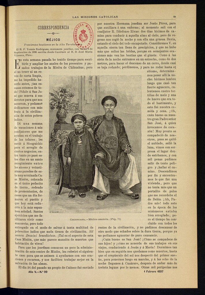 Miniatura de Las Misiones Católicas del 1 de febrero de 1897