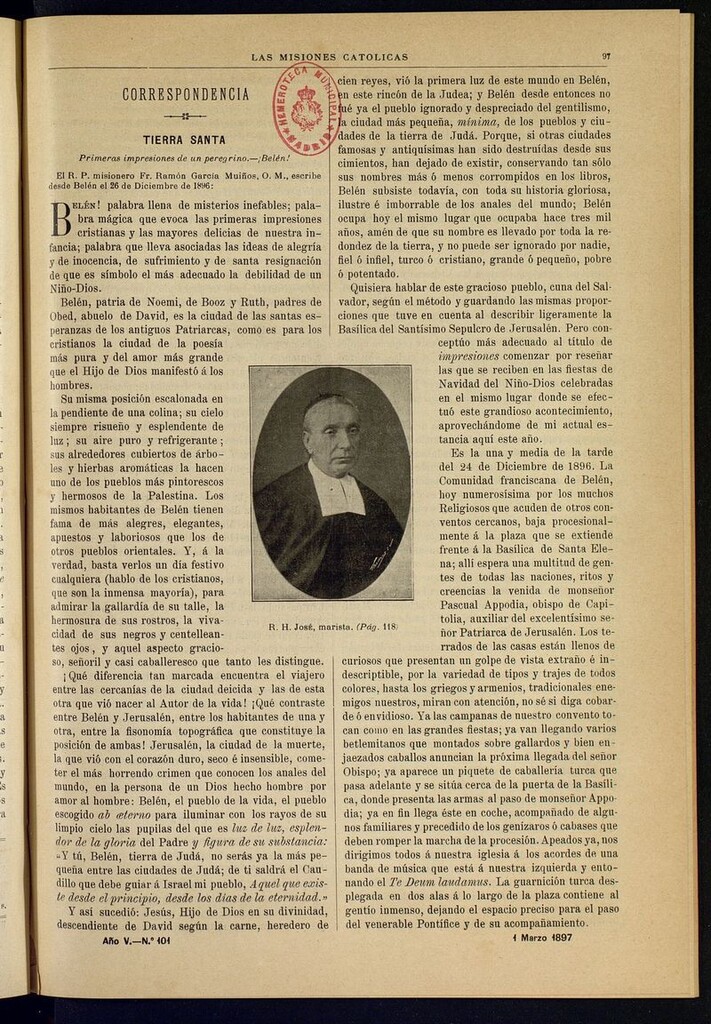Miniatura de Las Misiones Católicas del 1 de marzo de 1897