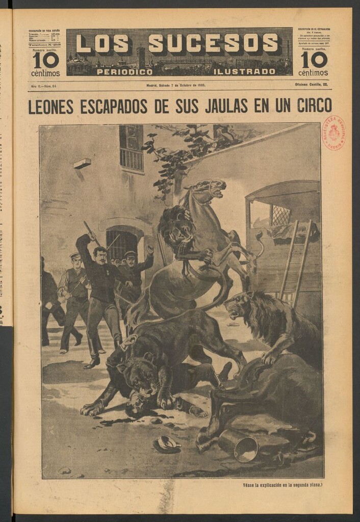 Miniatura de Los Sucesos : periódico ilustrado del 7 de octubre de 1905