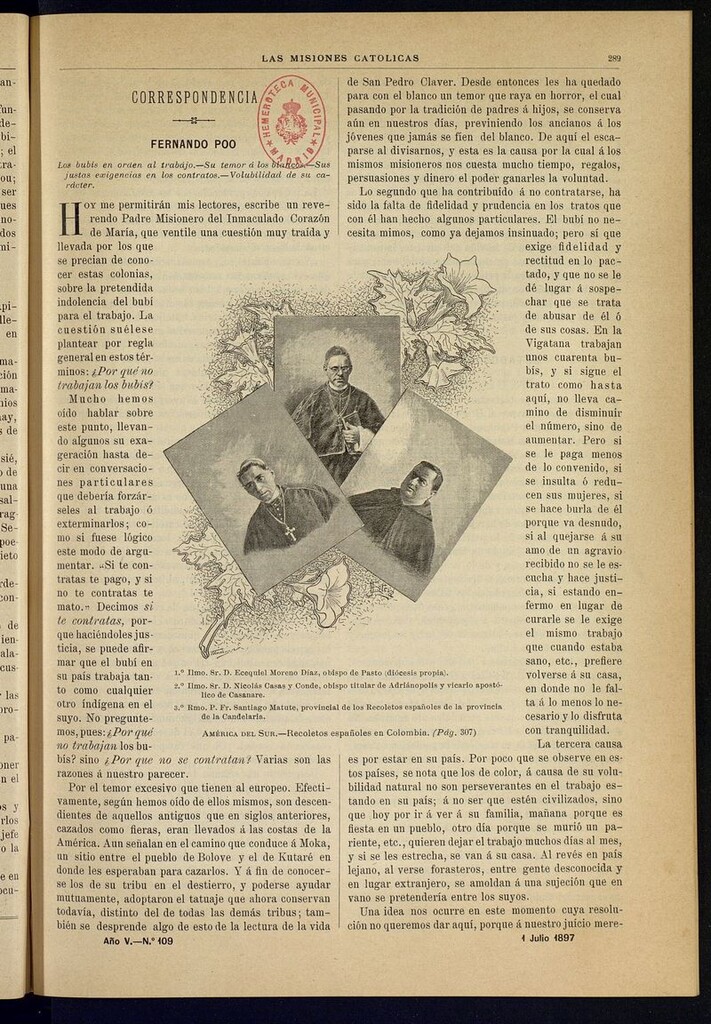 Miniatura de Las Misiones Católicas del 1 de julio de 1897