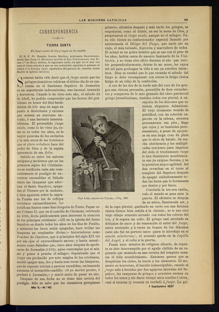 Miniatura de Las Misiones Católicas del 1 de septiembre de 1897
