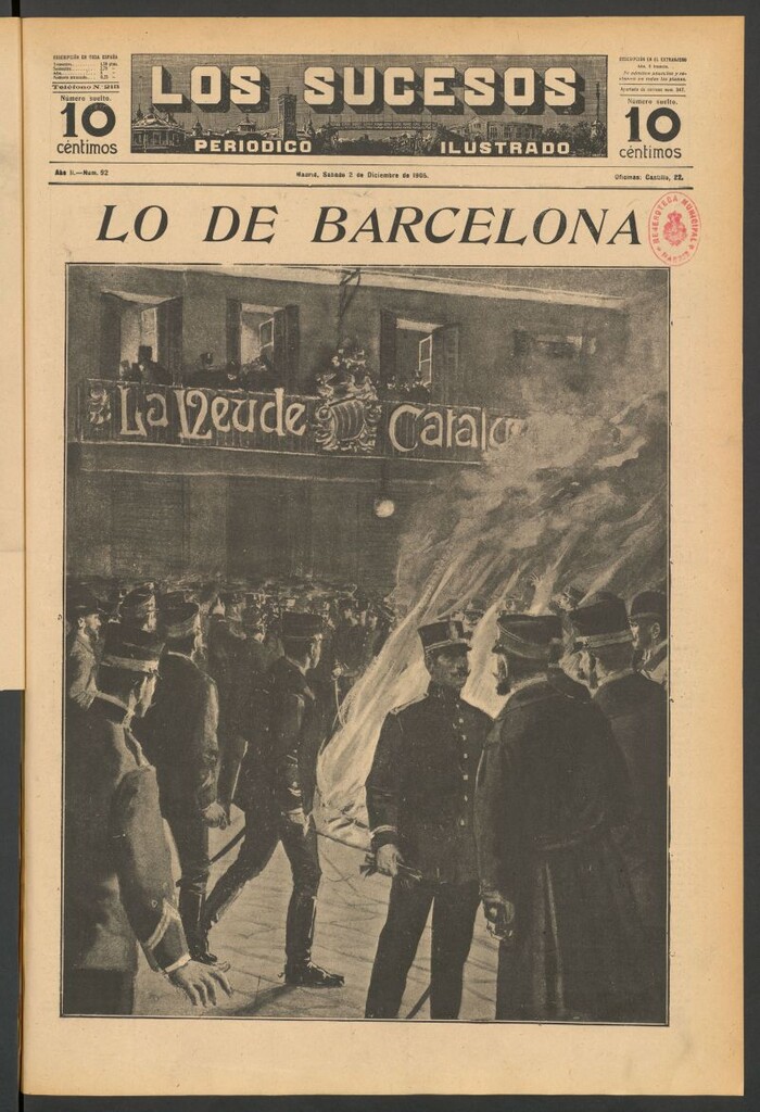 Miniatura de Los Sucesos : periódico ilustrado del 2 de diciembre de 1905