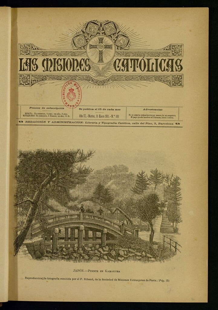 Miniatura de Las Misiones Católicas del 15 de enero de 1901