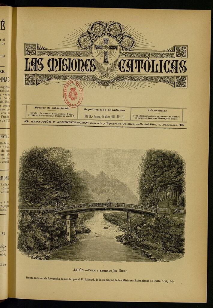 Miniatura de Las Misiones Católicas del 15 de marzo de 1901