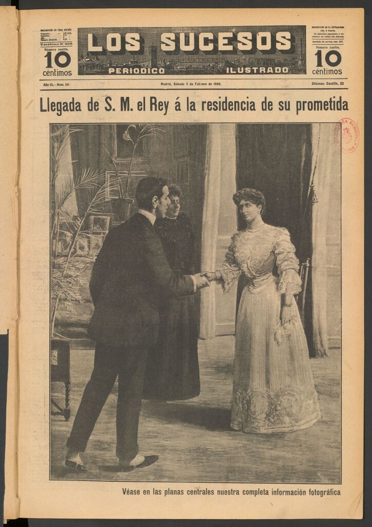 Miniatura de Los Sucesos : periódico ilustrado del 3 de febrero de 1906