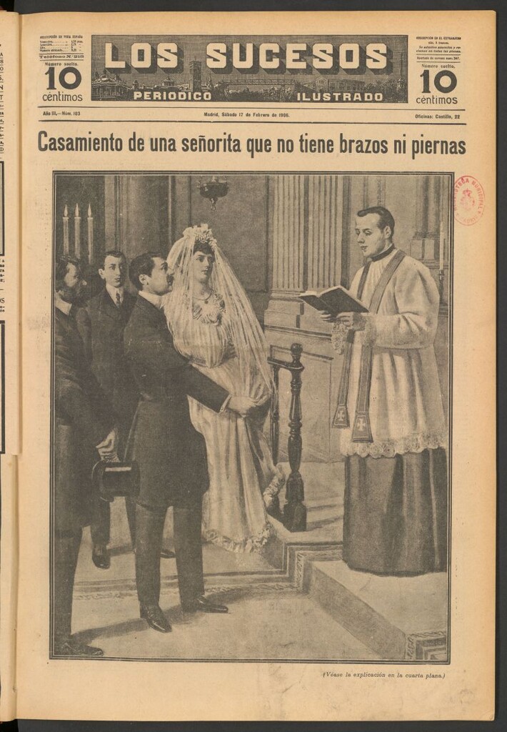 Miniatura de Los Sucesos : periódico ilustrado del 17 de febrero de 1906