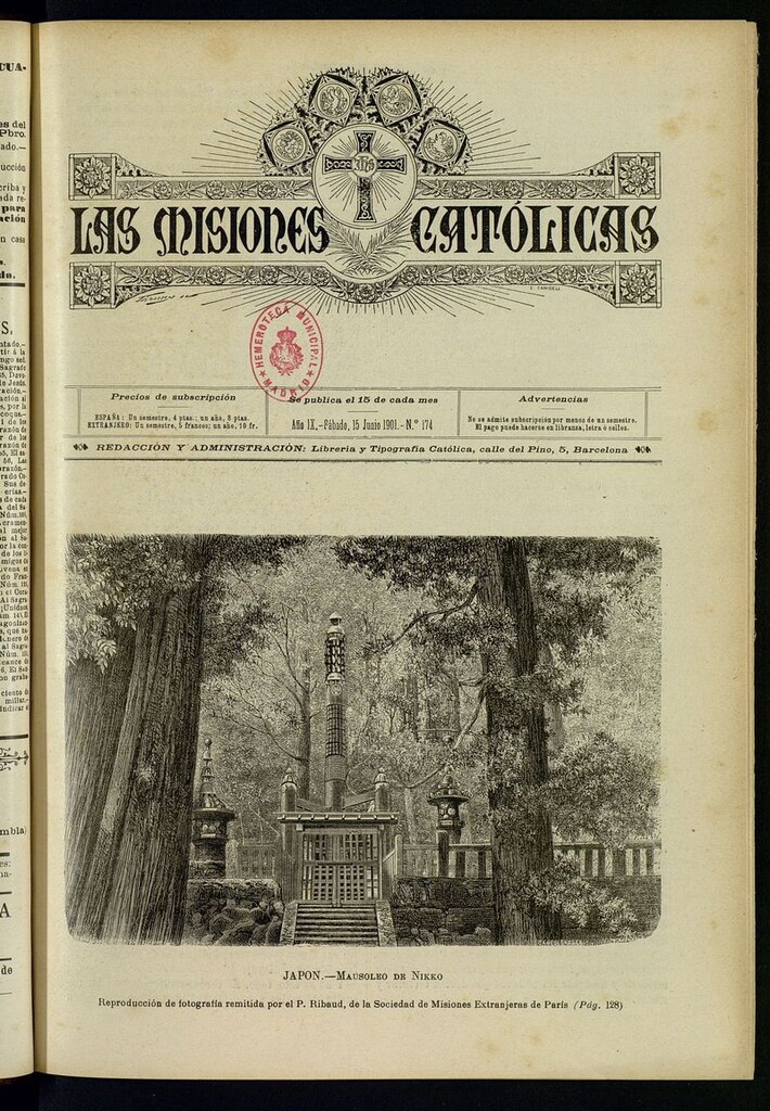 Miniatura de Las Misiones Católicas del 15 de junio de 1901