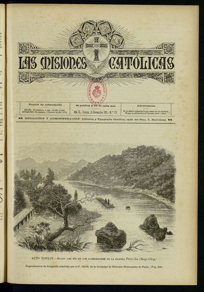Miniatura de Las Misiones Católicas del 15 de noviembre de 1901