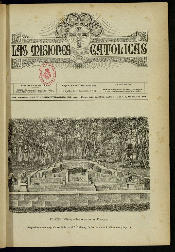 Miniatura de Las Misiones Católicas del 15 de enero de 1902