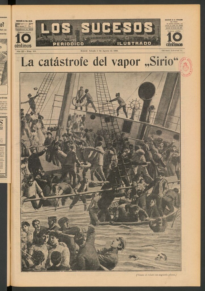 Miniatura de Los Sucesos : periódico ilustrado del 11 de agosto de 1906