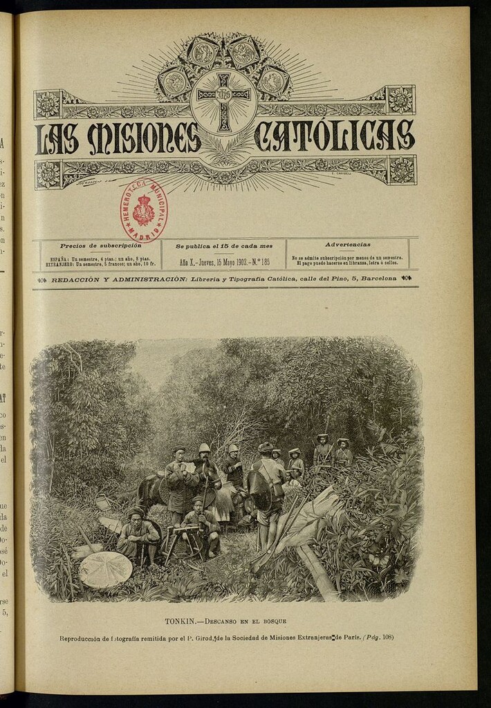 Miniatura de Las Misiones Católicas del 15 de mayo de 1902