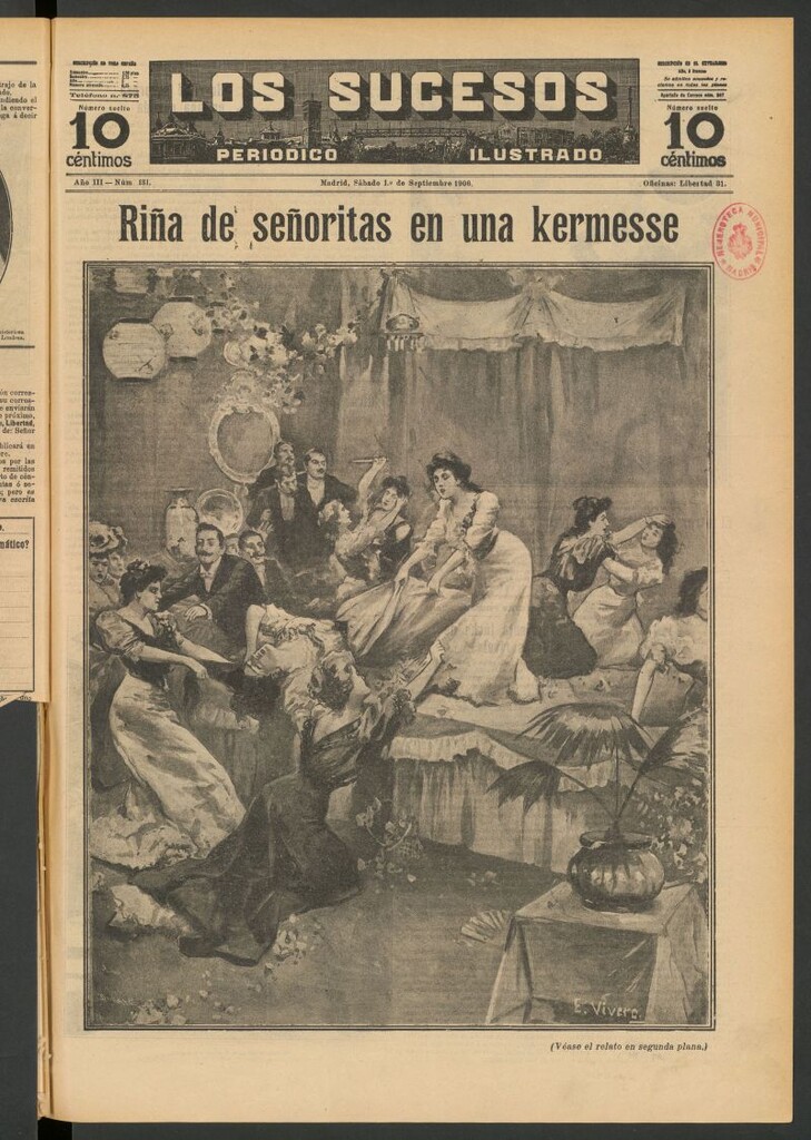 Miniatura de Los Sucesos : periódico ilustrado del 1 de septiembre de 1906
