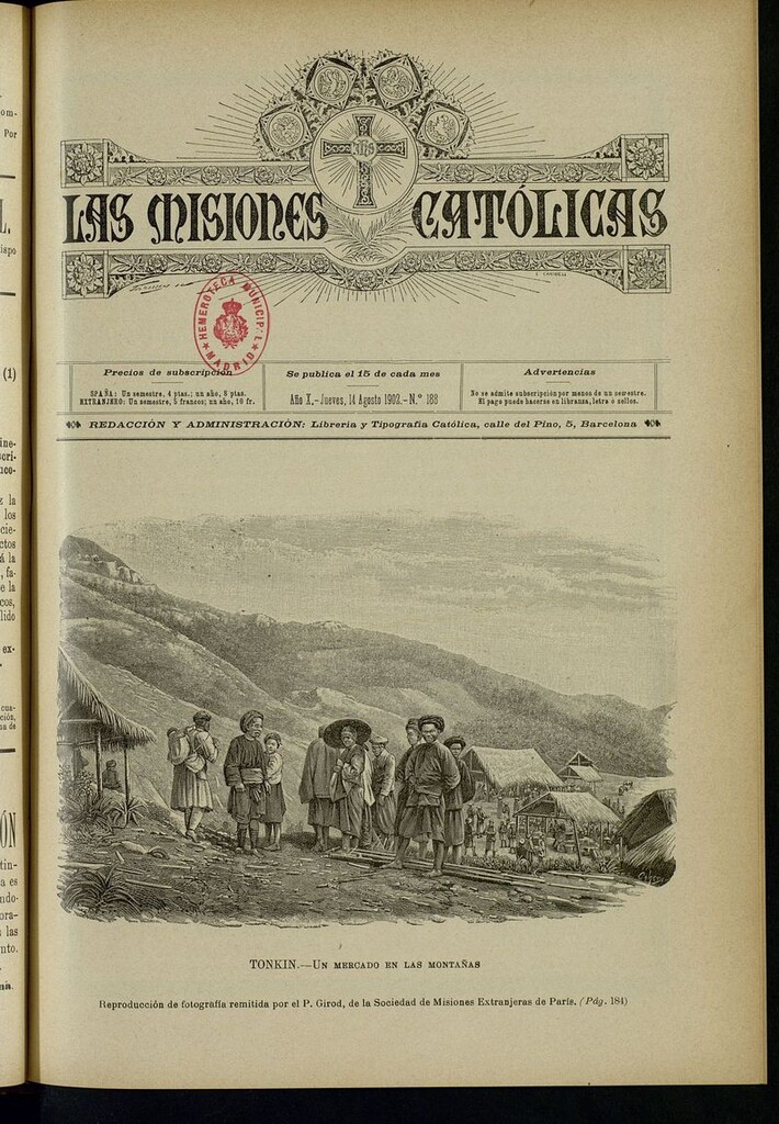 Miniatura de Las Misiones Católicas del 14 de agosto de 1902