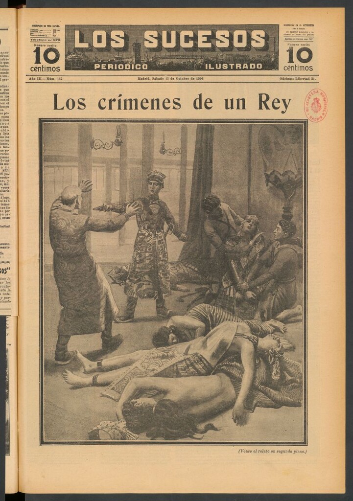 Miniatura de Los Sucesos : periódico ilustrado del 13 de octubre de 1906