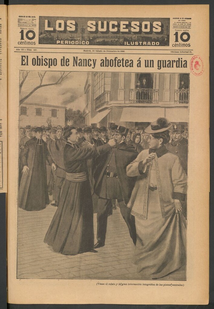 Miniatura de Los Sucesos : periódico ilustrado del 22 de diciembre de 1906