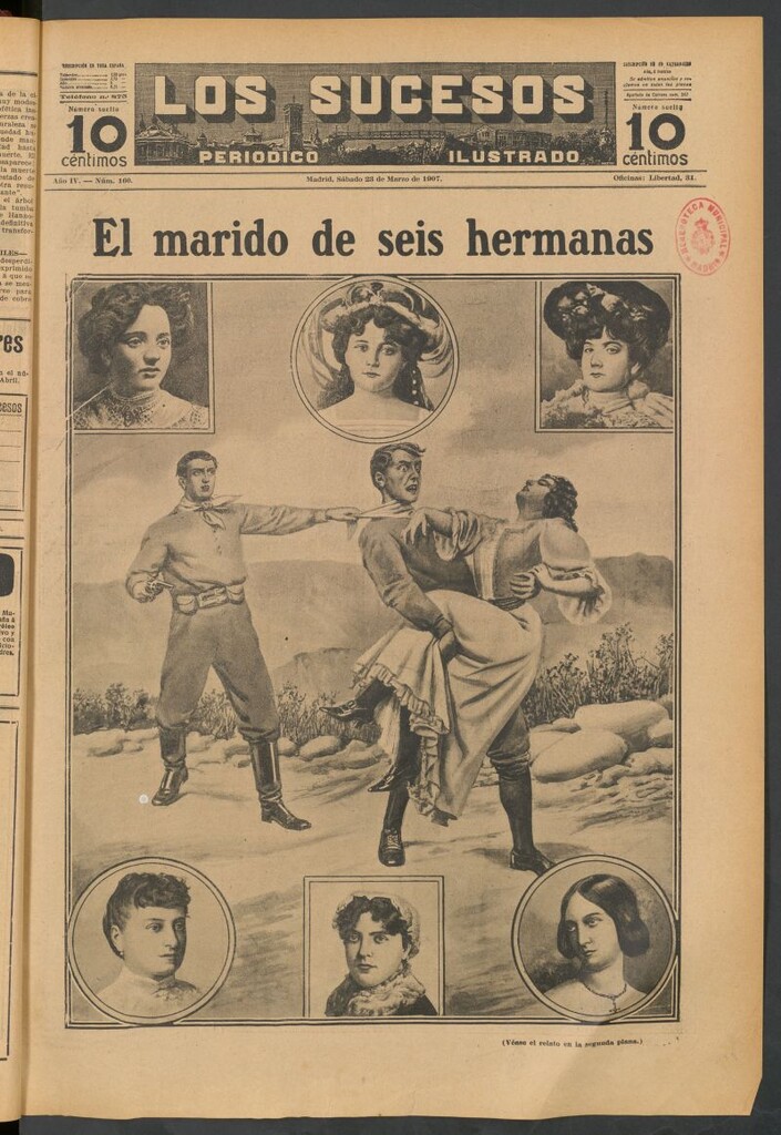Miniatura de Los Sucesos : periódico ilustrado del 23 de marzo de 1907