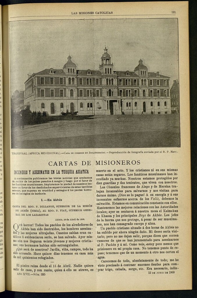 Miniatura de Las Misiones Católicas del 15 de junio de 1909