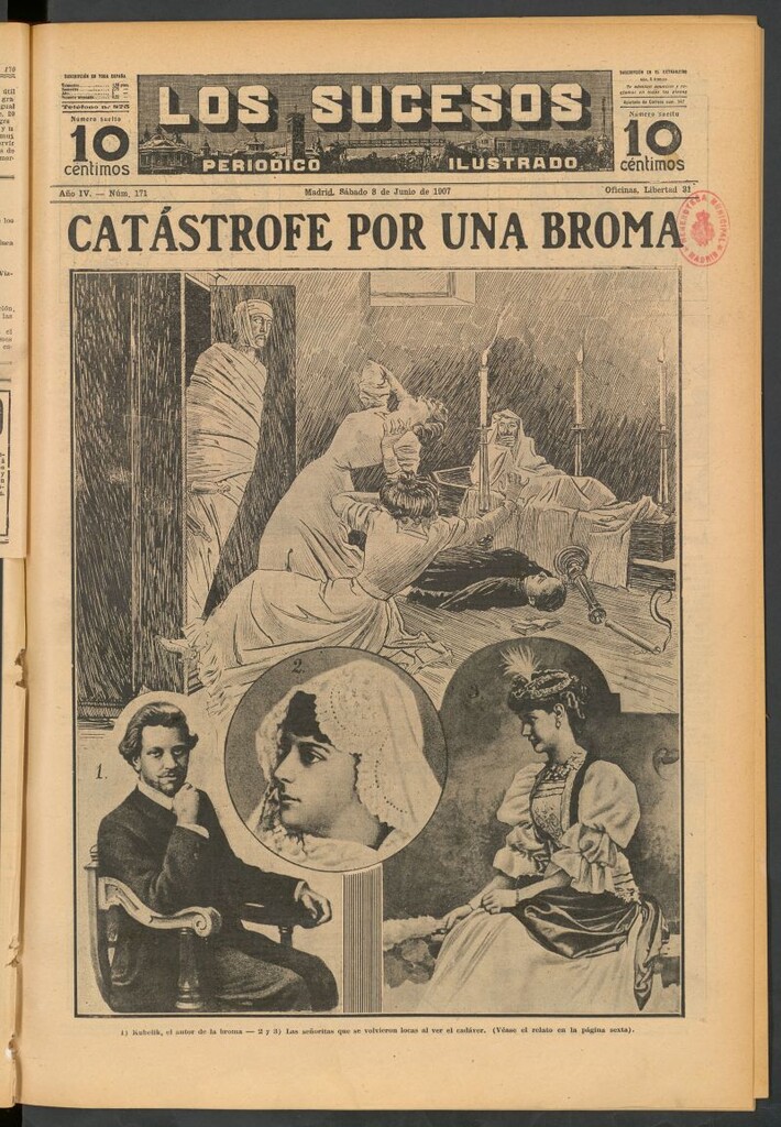 Miniatura de Los Sucesos : periódico ilustrado del 8 de junio de 1907