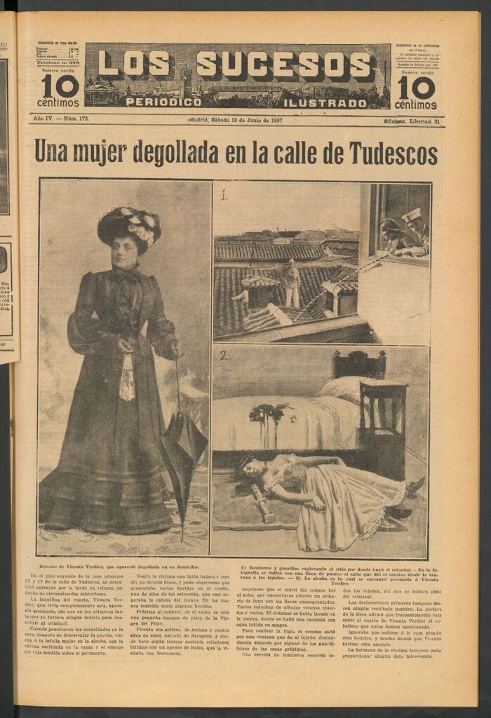 Miniatura de Los Sucesos : periódico ilustrado del 15 de junio de 1907