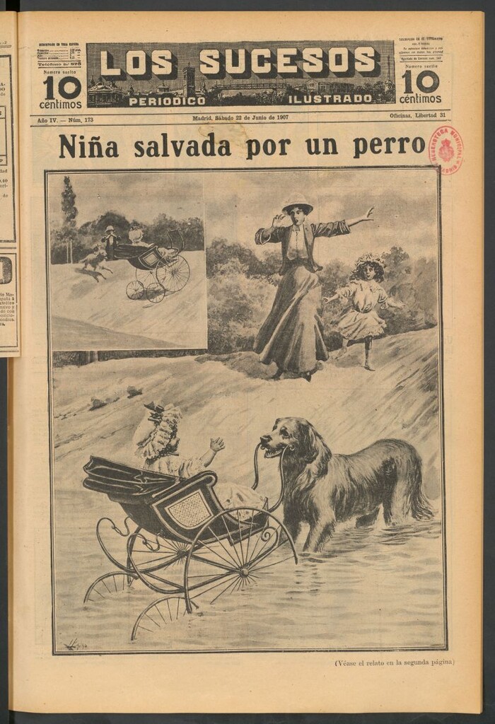 Miniatura de Los Sucesos : periódico ilustrado del 22 de junio de 1907
