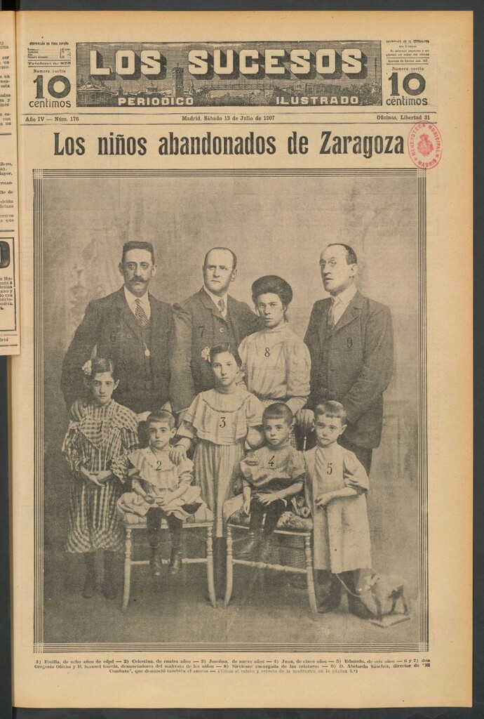 Miniatura de Los Sucesos : periódico ilustrado del 13 de julio de 1907