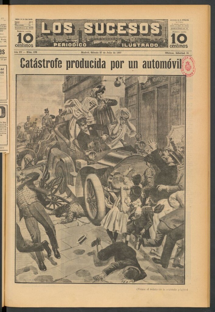 Miniatura de Los Sucesos : periódico ilustrado del 27 de julio de 1907